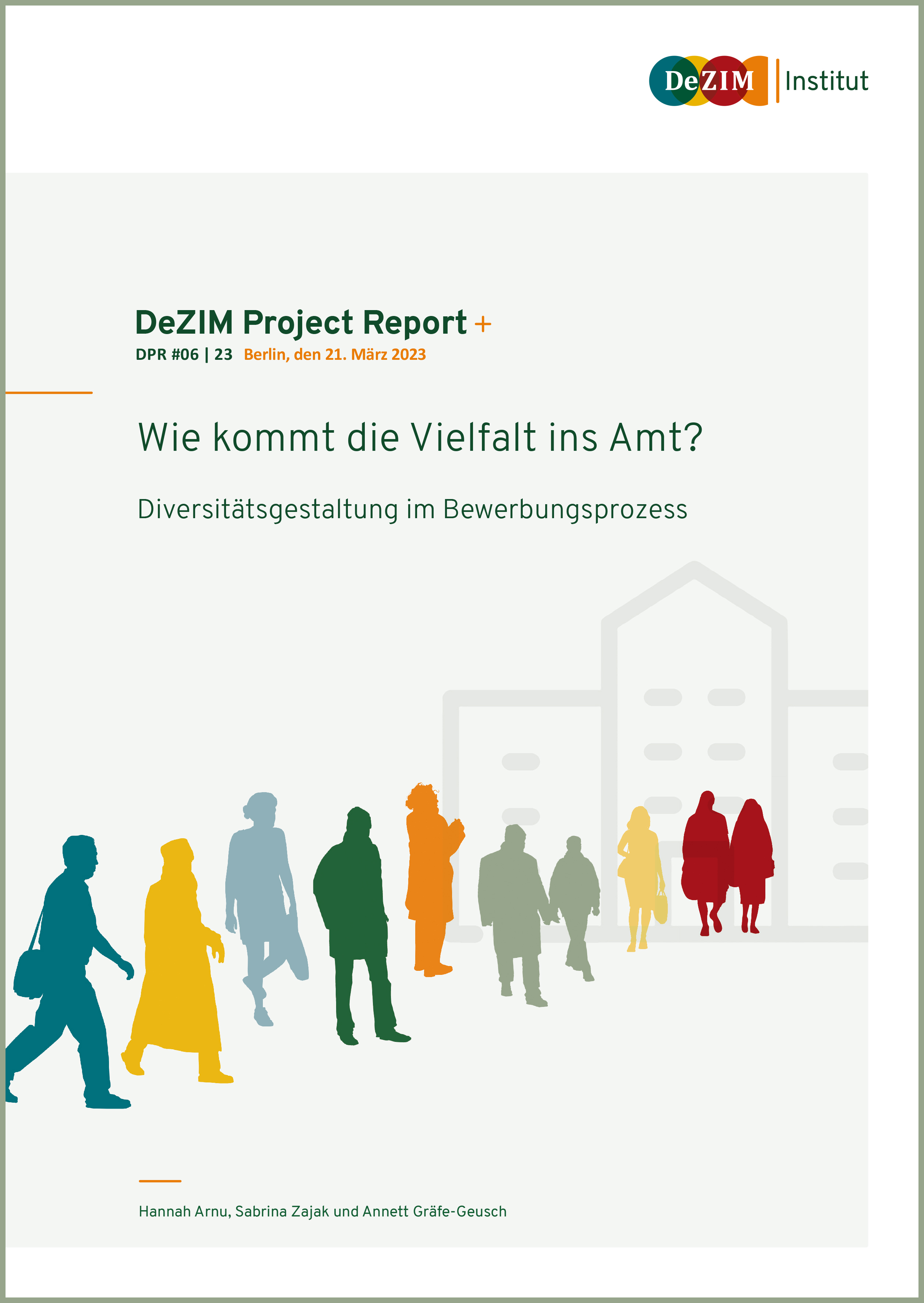 Wie kommt die Vielfalt ins Amt? Abbildung Cover der Publikation