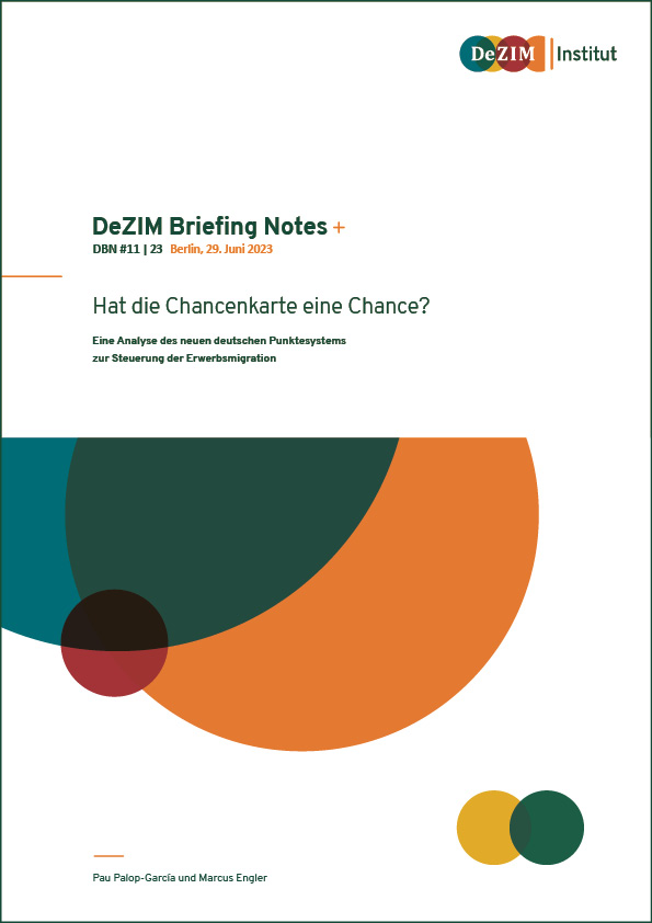 Hat die Chancenkarte eine Chance? Abbildung Cover der Publikation