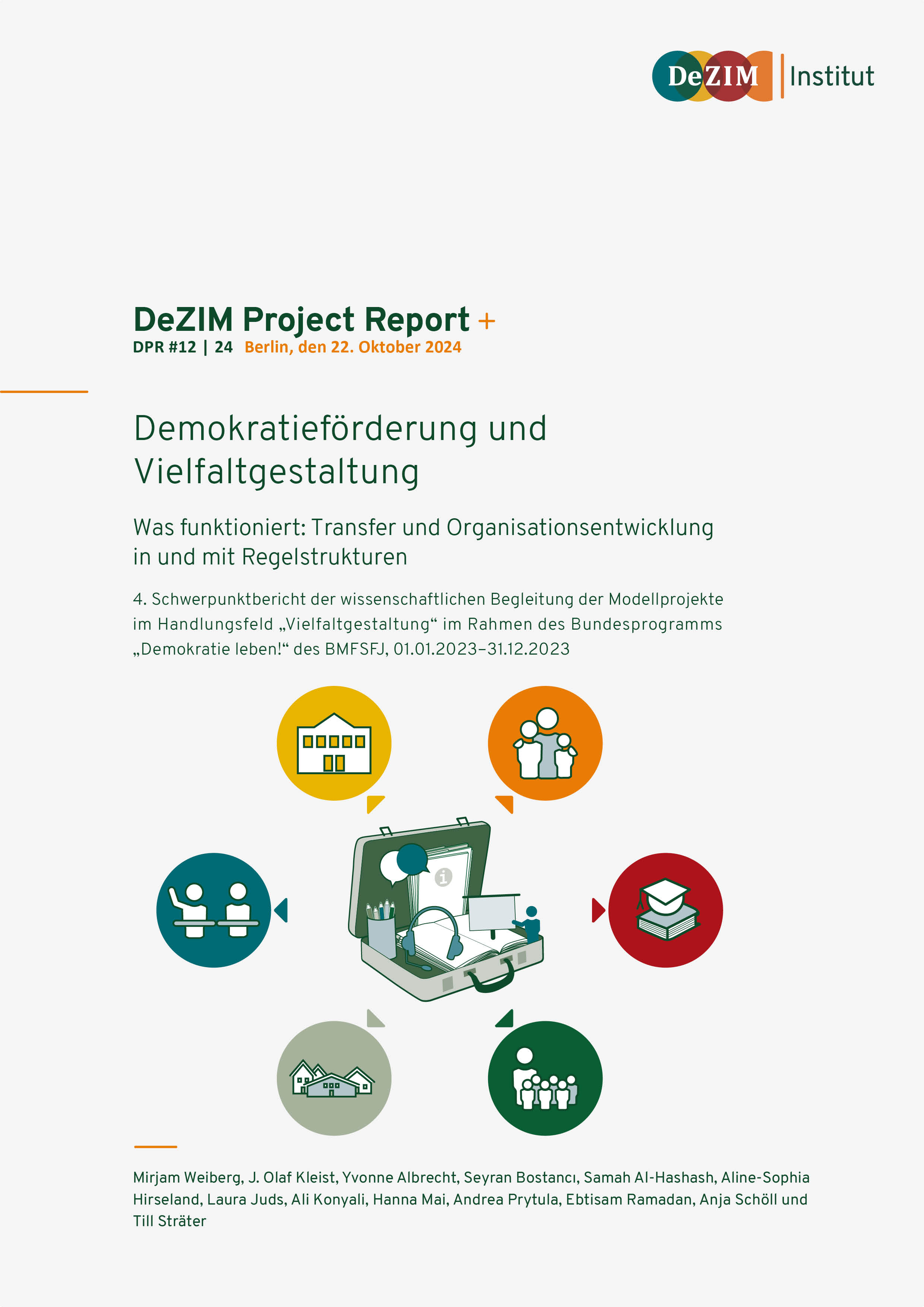 Demokratieförderung und Vielfaltgestaltung Abbildung Cover der Publikation