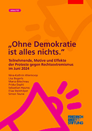 „Ohne Demokratie ist alles nichts.“ Abbildung Cover der Publikation