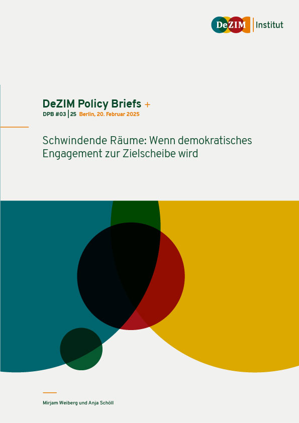 Schwindende Räume Abbildung Cover der Publikation